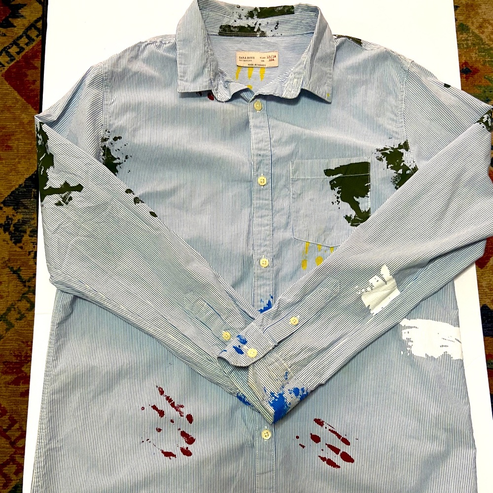 Zara Long sleeve button down shirt